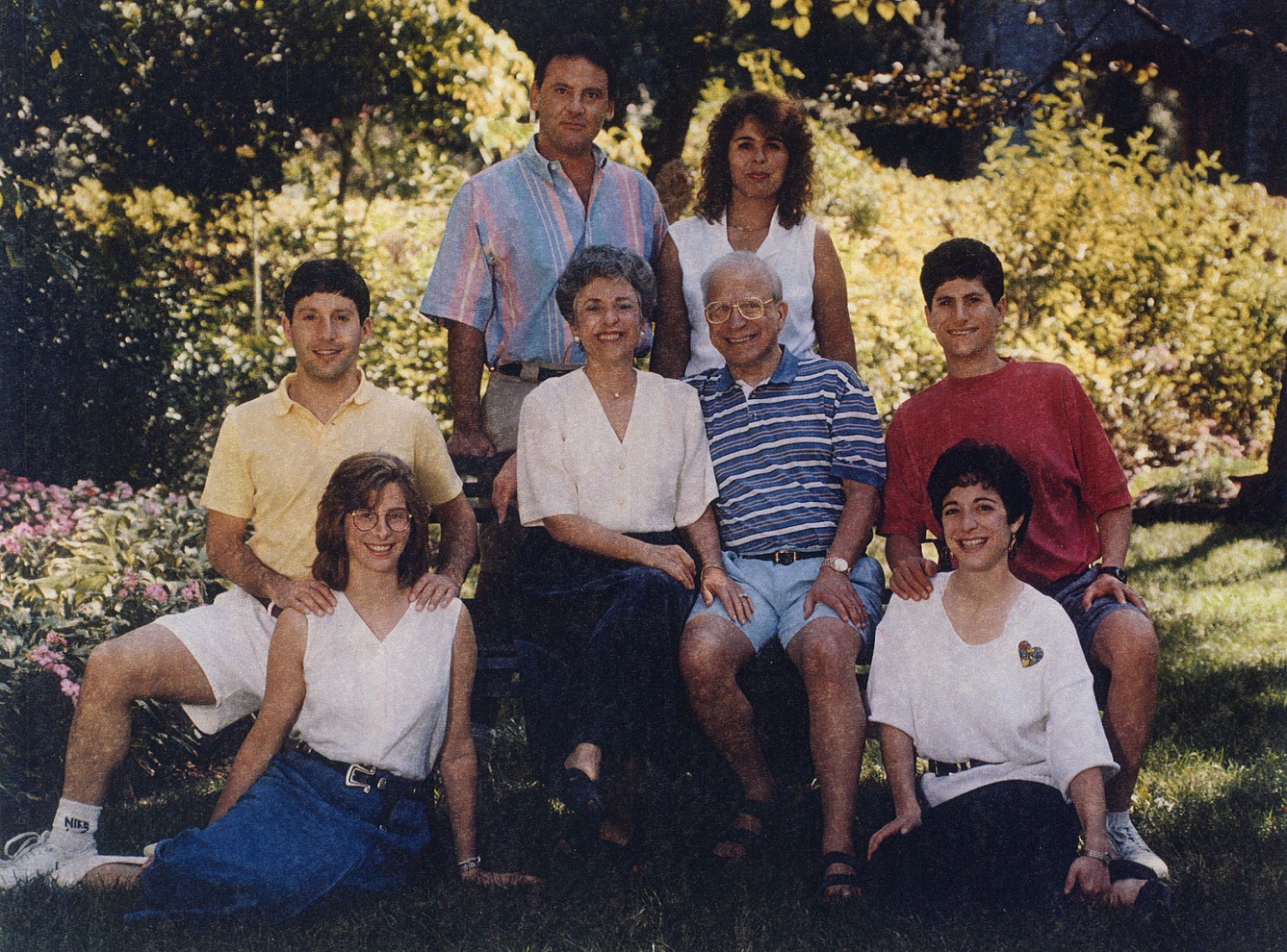 Charles Schusterman, his wife Lynn, and family. Courtesy Oklahoma Hall of Fame Archives.